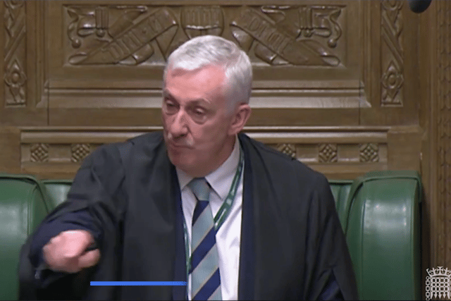 Kemi Badenoch receiving an ‘angry’ dressing down in the House of Commons from Speaker of the House, Lindsay Hoyle.
