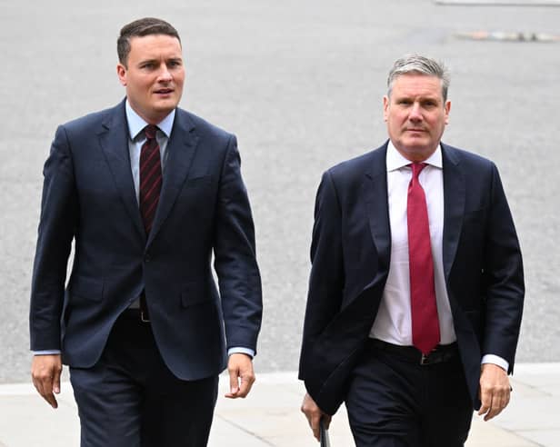 Shadow Health Secretary Wes Streeting and Labour leader Sir Keir Starmer. Credit: Getty