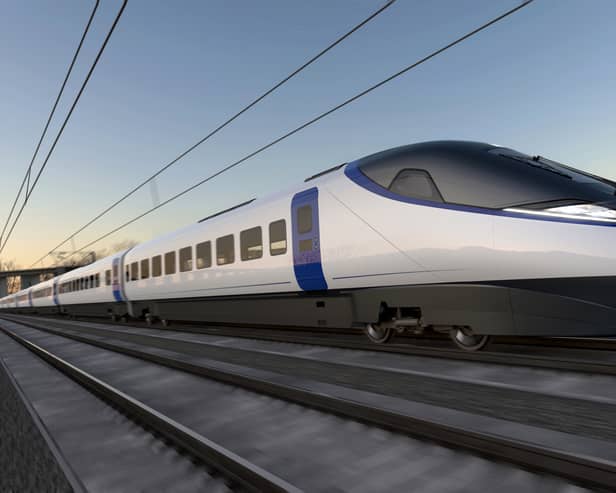 According to a leaked photograph, the government is said to be possibly planning on scrapping the Birmingham to Manchester HS2 phase in order to cut down on costs. (Credit: PA)