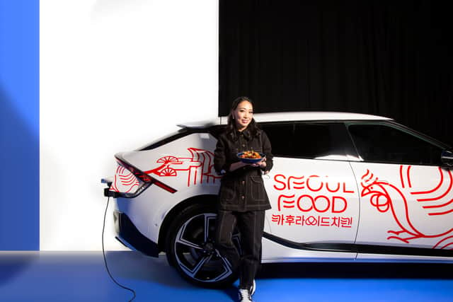 Korean celebrity chef, Judy Joo, teams up with KIA to celebrate its New Year this weekend and to showcase how she made one of the East Asian country's favourite dishes using only an electric car