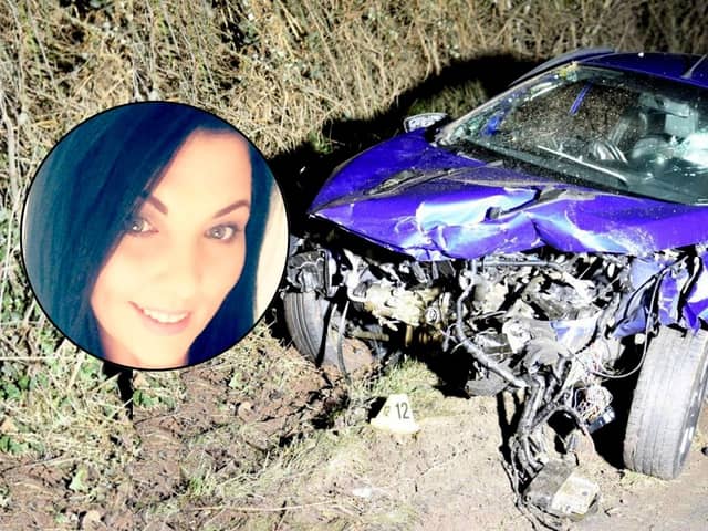 Terri-Ann Marshall was killed in a fatal collision by two drivers 'racing' each other.