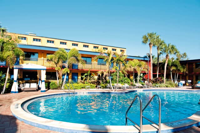 Poolside in Florida