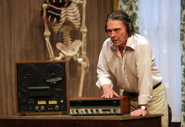 Jon Goodrum Getting down to The Business of Murder on the Eastbourne stage