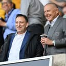 Brighton chairman and owner Tony Bloom (left) alongside his trusty deputy Paul Barber