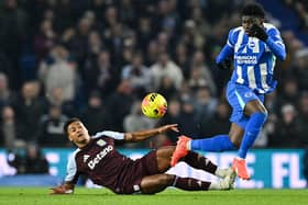 Brighton midfielder Carlos Baleba started against Aston Villa in midweek