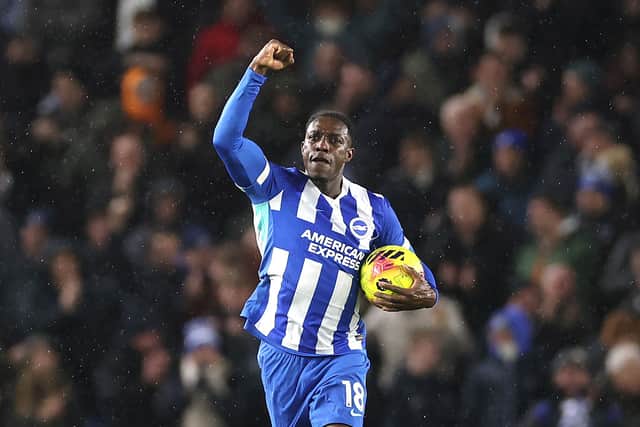 Brighton striker Danny Welbeck is out of contract this summer