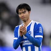 Brighton's Japanese winger Kaoru Mitoma is available to start against Burnley
