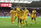 Yankuba Minteh celebrates his goal at Sunderland