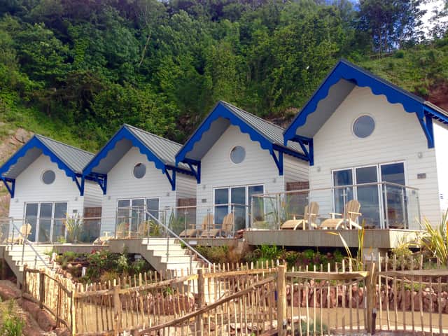 Cary Arms beach huts.