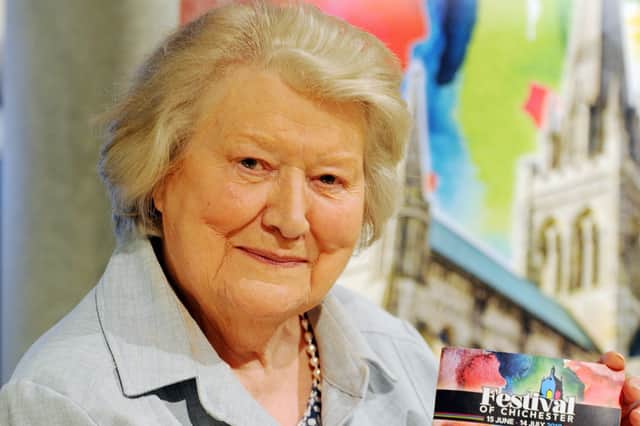 Remembering Dame Patricia - pictured here at the launch of the 2019 Festival of Chichester