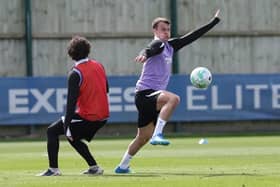 Brighton midfielder Solly March prepares to face Tottenham this Saturday