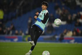 Brighton winger Kaoru Mitoma hope to feature against Tottenham