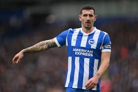 Brighton skipper Lewis Dunk is on the bench against Chelsea