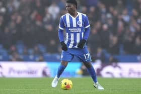 Brighton midfielder Carlos Baleba will hope to feature against Chelsea