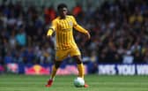 Brighton midfielder Carlos Baleba is on the bench today against Manchester United