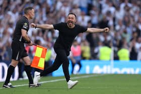 Formr Brighton boss Roberto De Zerbi helped Tottenham avoid relegation 