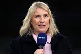 Emma Hayes has been on pundit duty for ITV during the World Cup