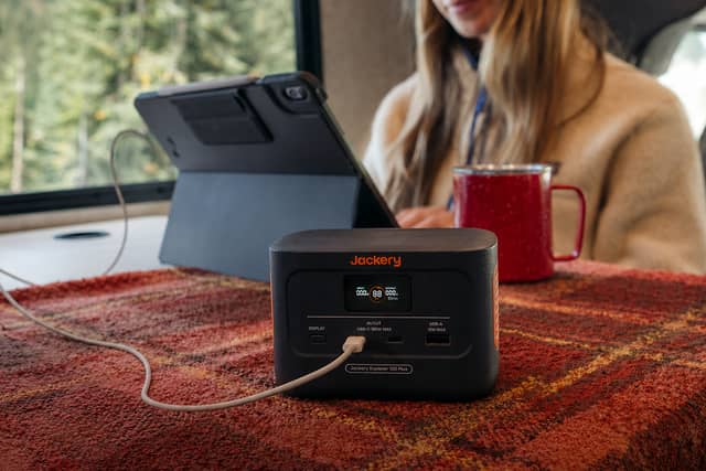 The Jackery Explorer 100 Plus is a compact 99Wh portable power station with USB-C charging and a LiFePO4 battery