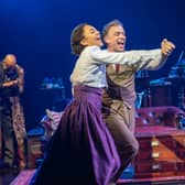 Tony Jayawardena, Keziah Ibe & Hadley Fraser in My Fair Lady – pic by Johan Persson