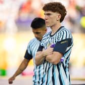 Valentin Barco looked far more subdued during the World Cup final against Spain after his semi-final antics against England