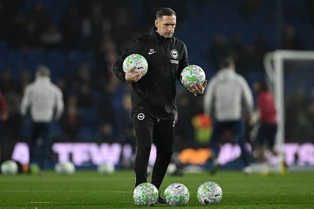 Coach Andrew Crofts has moved to Tottenham