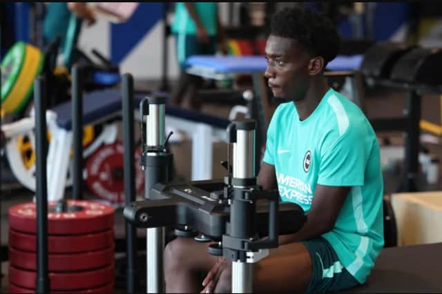 Amario Cozier Duberry in pre-season testing