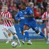 Georginio in action during the first leg against Tromso