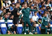 Brighton head coach Fabian Hurzeler makes his point at Stamford Bridge