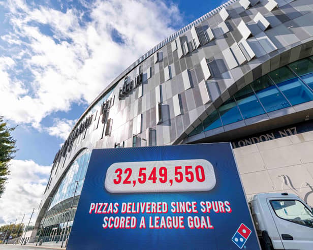 More than 32 million pizzas have been delivered by Domino's since Spurs last scored