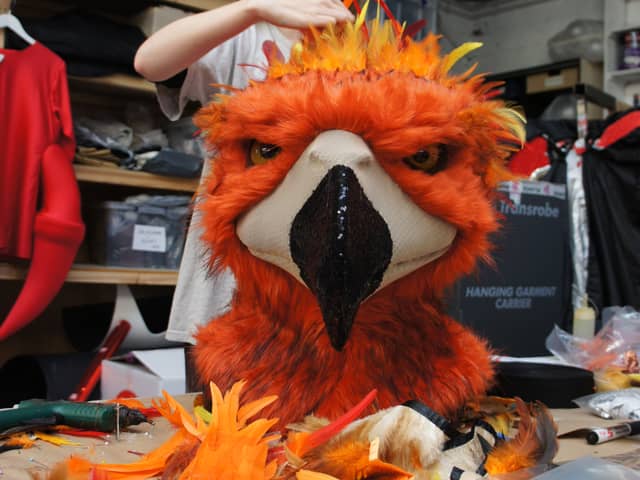 Making the Masked Singer (contributed pic)