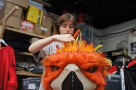 Making the Masked Singer (contributed pic)