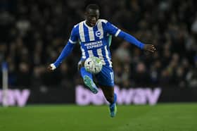 Brighton winger Yankuba Minteh is currently sidelined with injury