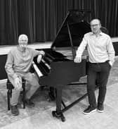 Richard Allum (right) and choir founder Alex Dichmont (contributed pic)