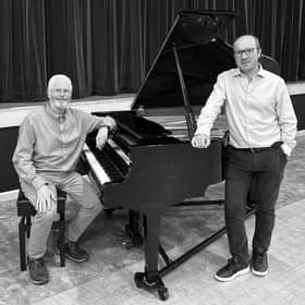 Richard Allum (right) and choir founder Alex Dichmont (contributed pic)