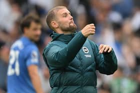 Brighton head coach Fabian Hurzeler is the Premier League manager of the month