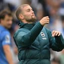Brighton head coach Fabian Hurzeler is the Premier League manager of the month