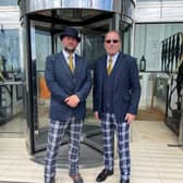 Peter James with Paul Anderson, Head Doorman