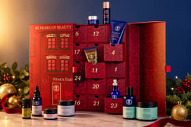 Neal's Yard Remedies' 45th Anniversary Advent Calendar contains 25 skincare, bath, body and wellbeing treats worth more than £500, including 17 full-size products.