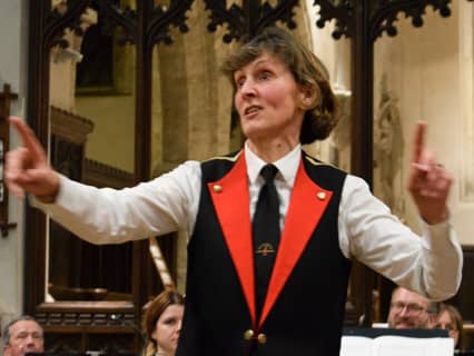 Petworth Town Band musical director Paula Streeter (contributed pic)