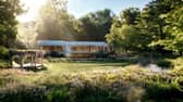 Rendering of Hathill House, Goodwood Art Foundation. Image credit Lightfield London