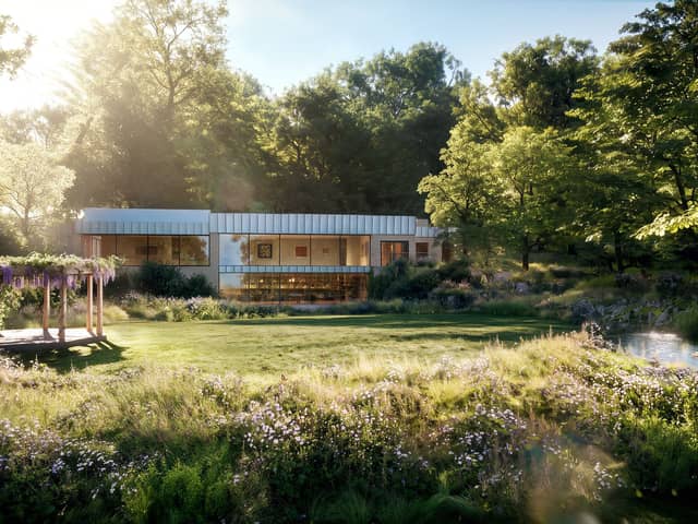 Rendering of Hathill House, Goodwood Art Foundation. Image credit Lightfield London