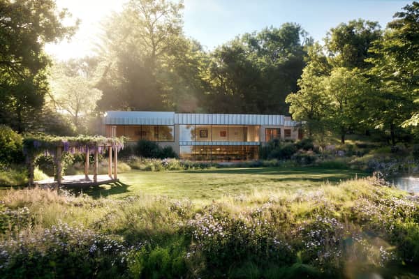 Rendering of Hathill House, Goodwood Art Foundation. Image credit Lightfield London