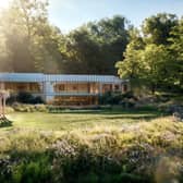 Rendering of Hathill House, Goodwood Art Foundation. Image credit Lightfield London