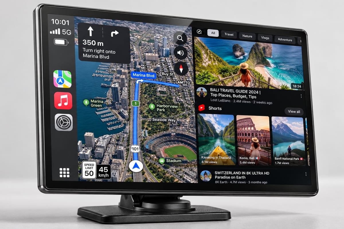 Lamtto RC35 review: The huge 11-inch CarPlay screen that upgrades older cars