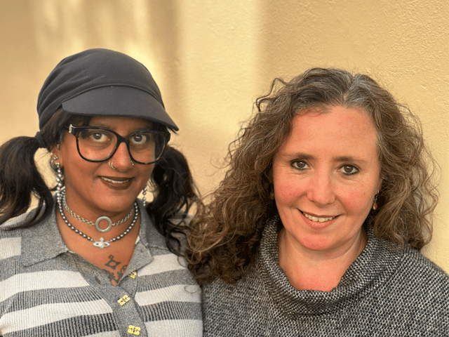 Neeta Pedersen and Hayley Brown (contributed pic)