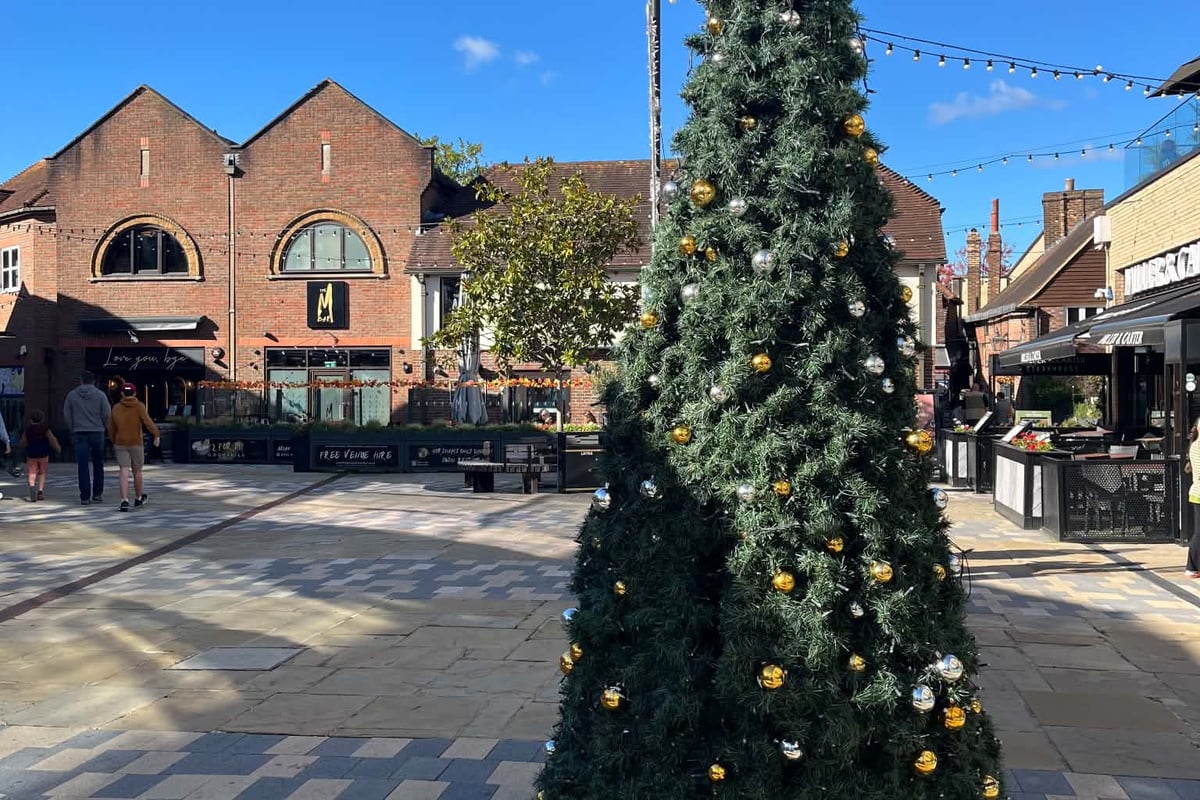 Christmas comes early to Horsham — but is October too soon?