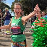 A charity worker from Midhurst has just completed the Great South Run, raising over £1,000 for Chichester-based homelessness charity Stonepillow. Photo: Jenny Jackson.