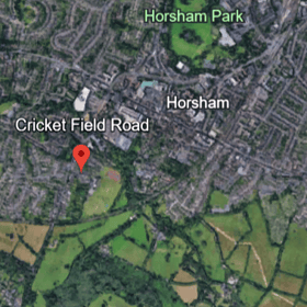 A section of Cricketfield Road in Horsham is set to close during the daytime for seven days while electrical connection works are carried out.