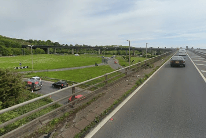 Shoreham road blocked following collision