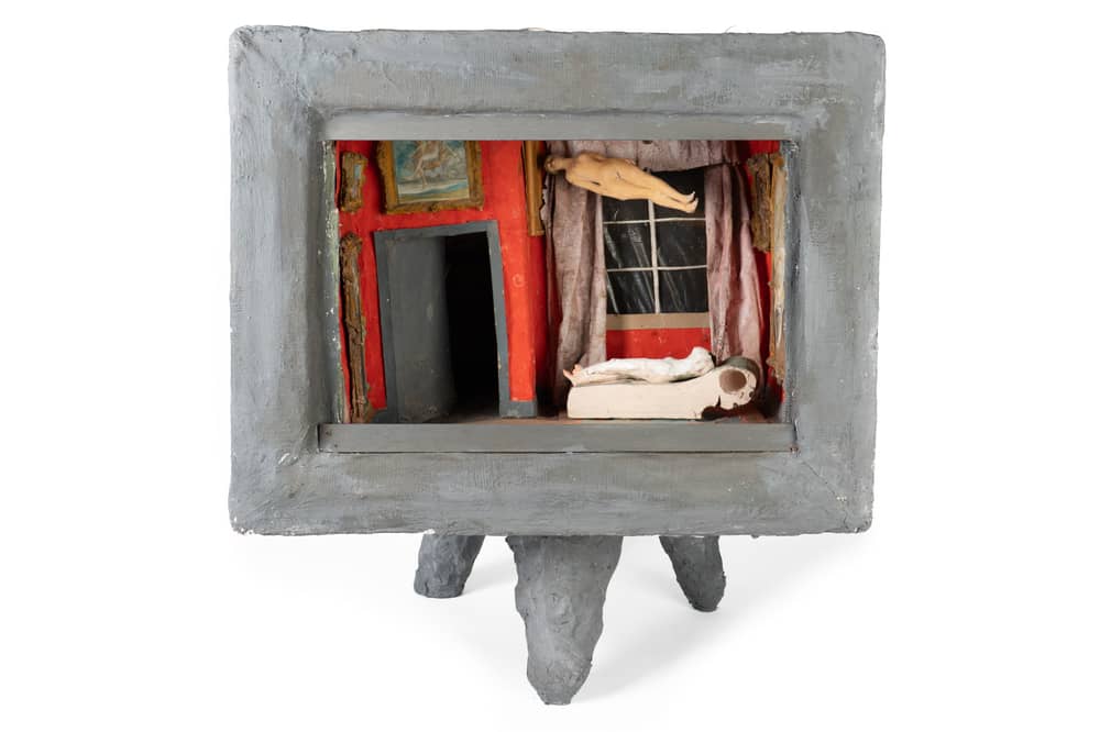 Quentin Bell (British 1910-1996) Gogglebox diorama